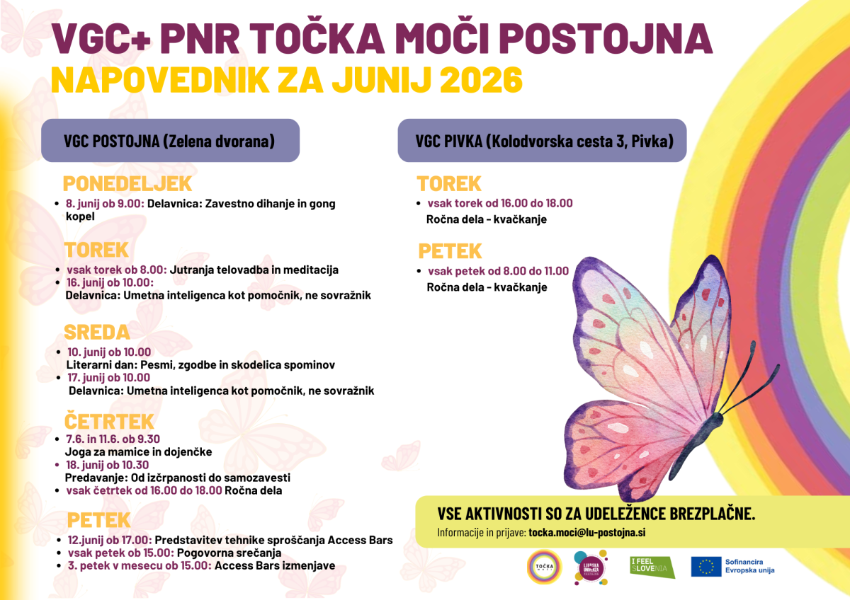 VGC TOČKA MOČI  junij 2026
